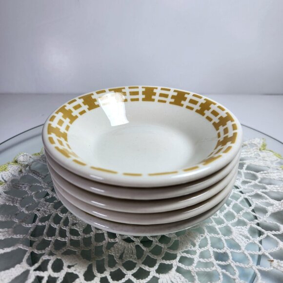 Vandesca Small Bowls Syracuse China Set of 5 Dessert Dishes Restaurant Ware - Picture 1 of 10